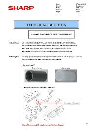 Designed with advanced features found on larger machines. Sharp Mx C301 Mx C301w Serv Man33 Technical Bulletin View Online Or Download Repair Manual Cce 1460 Change In Color Of Belt Coupling Joint