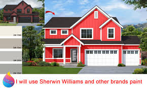 Change House Color Using Sherwin