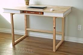 This one is really easy to make. Modern 2x2 Desk Base For Build Your Own Study Desk Plans Ana White