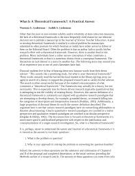 pdf what is a theoretical framework a