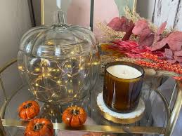 Home Bargains Out 5 Glass Pumpkin