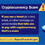 How to spot a Bitcoin scammer from consumer.ftc.gov