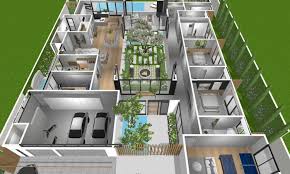 Courtyard House Home Design