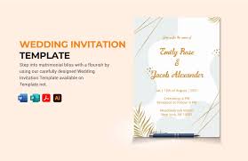 wedding invitation template in word
