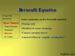 Bernoulli S Equation Limitations