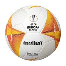 The ball, named finale 20 features white and different shades of blue and red with a dynamic design that is highlighted by blue stars. Molten Uefa Europa League 2020 2021 Omb Gr Kaufland De
