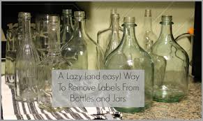 Remove Bottle And Jar Labels