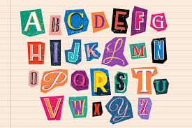 collage letters images free