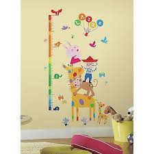 Lazoo Growth Chart Wall Stickers Big Colorful Room Decals New Kids Room Decor 34878349190 Ebay