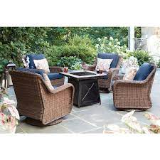 Hampton Bay Cambridge Brown Wicker