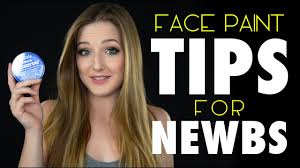 face paint tips for beginners you