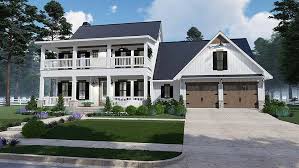House Plan With Double Porches