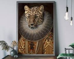 Renaissance Animal Painting Altered Art