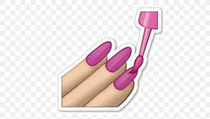 nail emoji cosmetics sticker lipstick