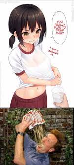 Anime girl sweat > Gamer Girl Pee : r/Animemes
