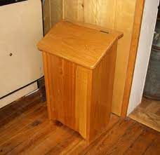 Amish handcrafted solid pine bread box and 3 door vegetable bin. Free Potato Bin Plans How To Make A Vegetable Storage Bin