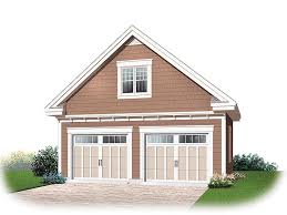 2 Car Garage Plans Traditional Two