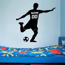 Soccer Wall Decal Personalized Name