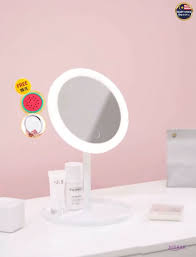 led 3 color light makeup mirror