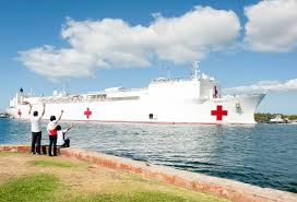 u s navy hospital ship strikes uss