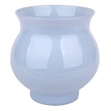Blue Milk Glass Vase 7