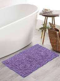 absorbent cotton soft bathroom rug 21