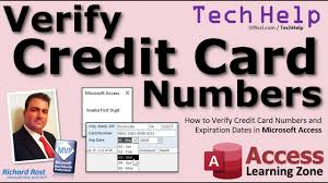 how to verify credit card numbers and