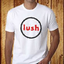 Details About New Lush Alternative Rock Band Logo Mens White T Shirt Size S 3xl Free Shipping
