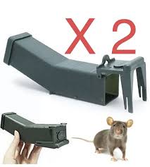 2x humane mouse traps no kill catch