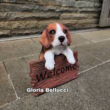 Jual Patung Beagle Welcome