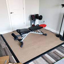 best flooring for a bat home gym