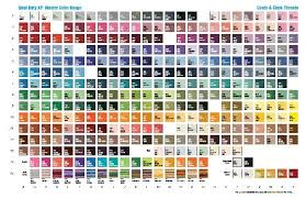 Coats And Clark Thread Color Chart Sewing Coat Sewing