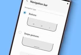 navigation bar on your galaxy phone