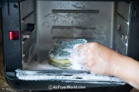 how to clean air fryer tips for