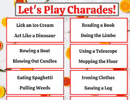 To start the game, just read off the very first card. How To Play Easy Charades With Children Free Printable Clue Sheets