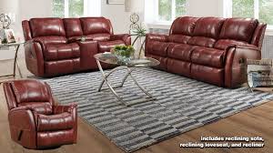 mercury reclining leather sofa set