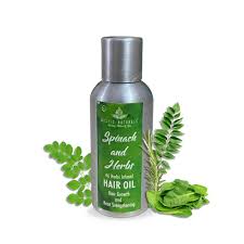 spinach herbs hair oil for hair