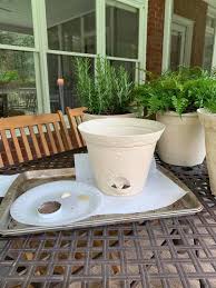 how to make a plastic planter pot look