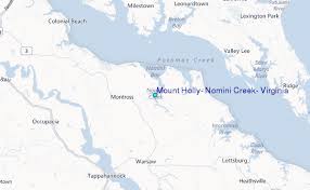 Mount Holly Nomini Creek Virginia Tide Station Location Guide