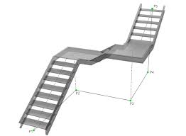 On longer flights of stairs, a landing is inserted to break up the flight. Straight Stairs Graitec