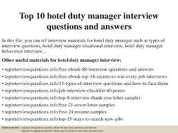 Hotel manager CV template  job description  CV example  resume    