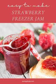 strawberry freezer jam with sure jell