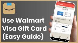 use walmart visa gift card on amazon