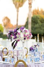purple glam royal wedding design