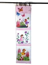 Quilted Growth Chart Girl Wall Hanging By Modernarras On