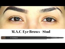 mac eye brows shade stud eyebrow