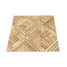 diamond type h teak floor tiles