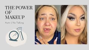 the power of makeup asmr makeup no