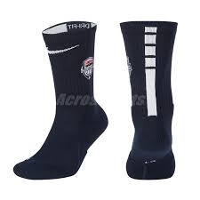 Details About Nike Elite Usab Crew Basketball Socks Hoops Dri Fit Cushioning Navy Sk0198 451
