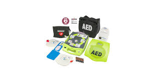 zoll aed plus automatic aed with text